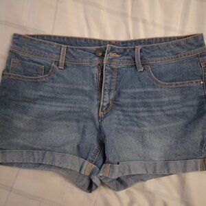 Faded glory cuffed hem Jean shorts